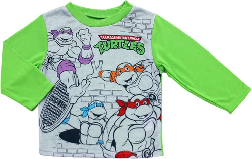 Vista 2 de Teenage Mutant Ninja Turtles Conjunto de pijama holgado de 2 piezas para niños