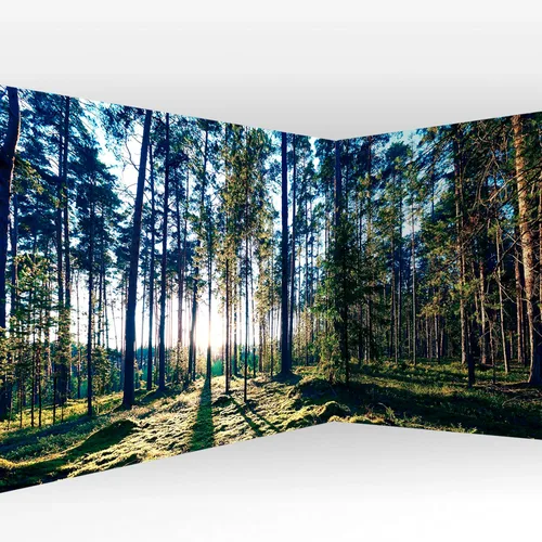 Vista 41 de artgeist Mural de Pared Despegar y Pegar Arquitectura 212x98 pulgadas - Papel Tapiz Autoadhesivo XXL de Esquina Removible Pegatina Grande Lámina