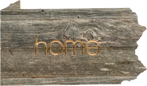 Vista 30 de Letrero de madera rústica de Alabama para casa de campo, decoración del hogar de pared estatal, es un gran regalo temático de AL para recién