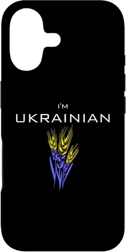 Vista 32 de I'm Ukrainian, proud that I am from Ukraine support nation Case for iPhone 16