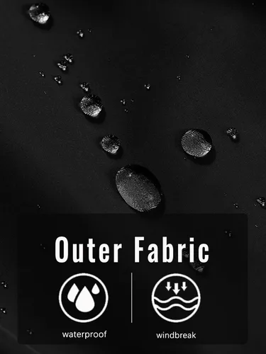 Vista 5 de Runcati Chaqueta impermeable ligera para hombre, rompevientos con capucha para senderismo, ciclismo, impermeable