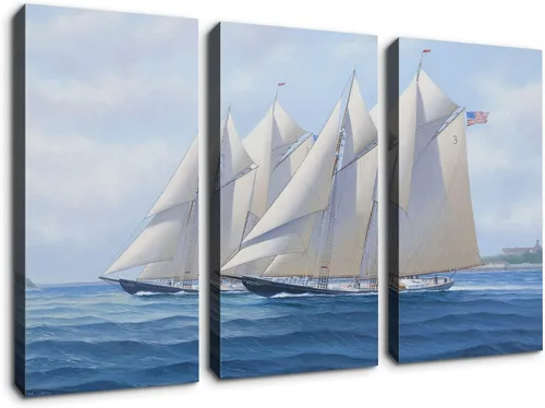 Vista 18 de Denozer - Lienzo decorativo para pared de 3 piezas - La reproducción de pintura al óleo de Ukiyoe Giclée, impresiones en lienzo estiradas
