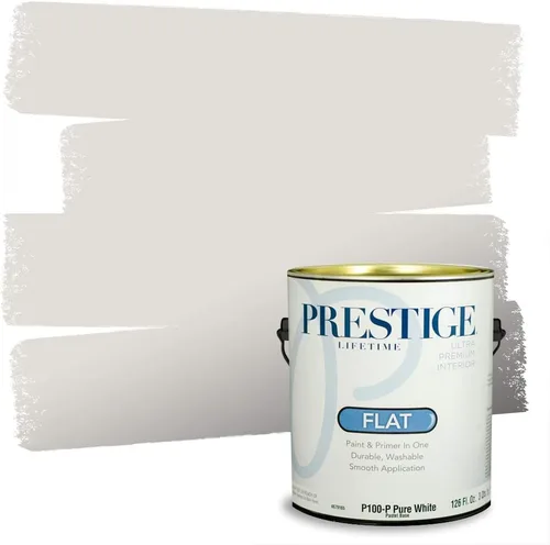 Vista 174 de PRESTIGE Paints - Pintura interior e imprimación en uno, 1 galón, cáscara de huevo, pimienta envejecida