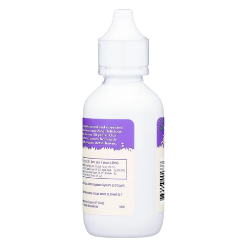 Vista 4 de NuNaturals Clear Extract NuStevia, edulcorante a base de plantas, 2 onzas, paquete de 2, plástico