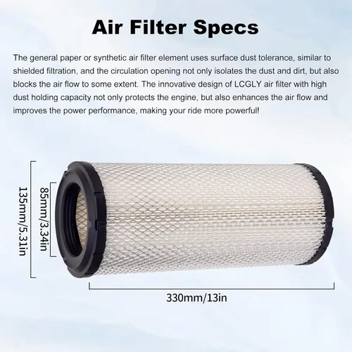 Vista 3 de 2 filtros de aire 715900422 707800855 CM-9017 compatibles con Can-Am Maverick X3 900 1000R HO Turbo RR RS/DS/X/XMR/MAX/XDS DPS/XRS/XRC/DPS