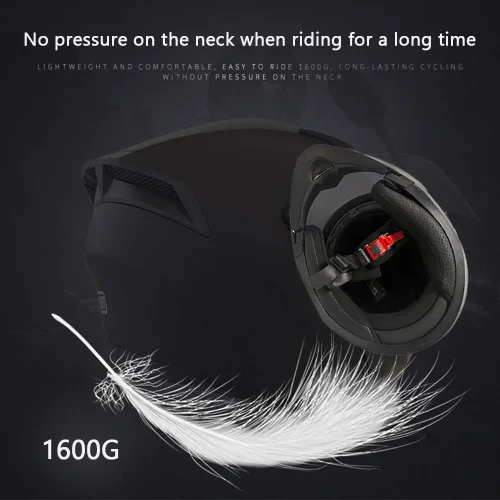 Vista 4 de Casco modular Bluetooth para motocicleta, aprobado por DOT, abatible, de cara completa, integrado, antivaho, doble visera, casco para motocicleta