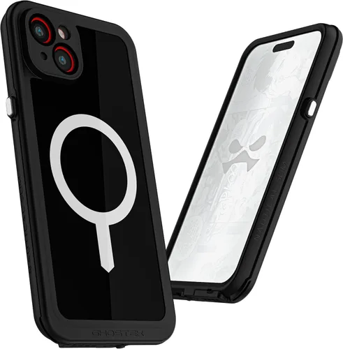 Vista 2 de Ghostek Nautical Slim - Funda impermeable para iPhone 15 Plus, protector de pantalla y protector de cámara integrados, compatible con accesorios