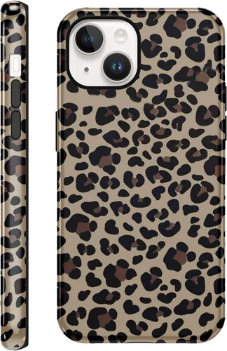 Vista 47 de Funda de teléfono con estampado de guepardo para iPhone 7/8/SE 2020/2022 de 4.7 pulgadas, funda de lujo con diseño de leopardo marrón coqueta a