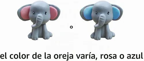 Vista 3 de Jungle Safari Animal Cake Topper con león jirafa mono elefante para baby shower