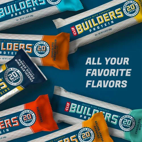 Vista 7 de CLIF BAR - Paquete variado de barras de proteínas, 0.71 oz de proteína, ayuda a construir y reparar músculos, repone energía, cero grasa trans, sin