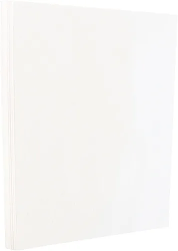Vista 3 de JAM PAPER Cartulina legal de 80 libras, brillante, 2 caras, cubierta de 8.5 x 14 pulgadas, 7.62 oz/m², color blanco, 50 hojas/paquete