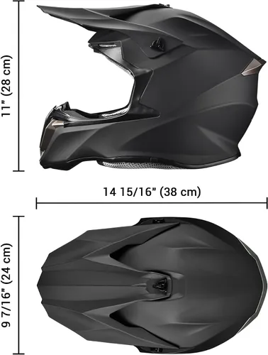 Vista 8 de AHR Adult Offroad Dirt Bike Helmet Motocross ATV Dirtbike Outdoor BMX MX Full Face Motorcycle Helmet DOT Approved
