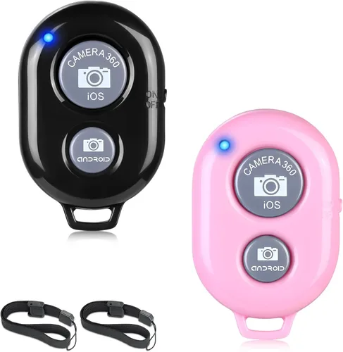 Vista 10 de Paquete de 2 unidades de control remoto inalámbrico para cámaras - Control remoto inalámbrico para teléfonos iPhone y Android, iPad, iPod, tableta