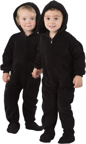 Vista 34 de Footed Pajamas - Pijama de una pieza de chenilla para niños pequeños Enterizo de pijama de una pieza para niños y niñas Unisex