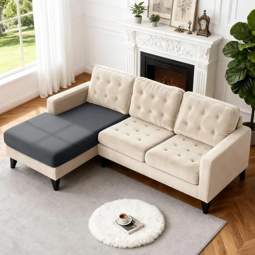 Vista 34 de TAOCOCO Fundas de Cojines de Sofá Elásticas Fundas de Asiento de Silla para Sillón, Fundas de Asiento de Sofá de 1 Pieza Protector de Muebles Suave