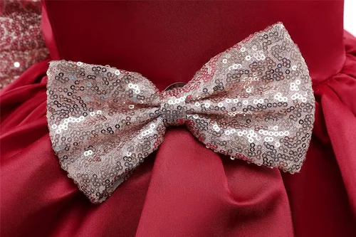 Vista 5 de TTYAOVO Vestido de fiesta de princesa de flores para niñas de 1 a 5 años