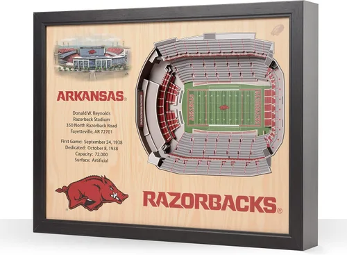Vista 59 de YouTheFan NCAA Arte de Pared StadiumView de 25 Capas