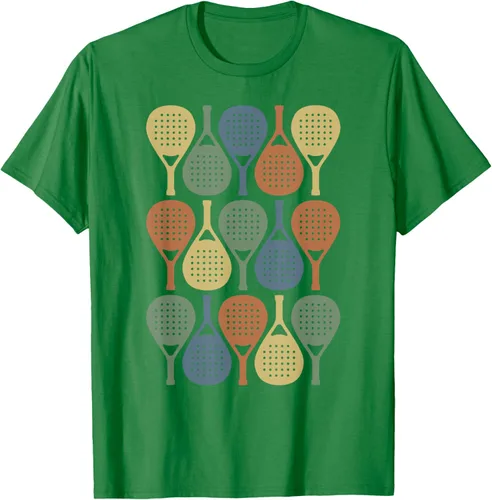 Vista 4 de Vintage Retro Padel Camiseta de Padel Sports Lover