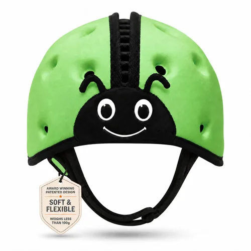 Vista 17 de SafeheadBABY Casco protector de cabeza de bebé suave para gatear y caminar de 7 a 24 meses - Casco de seguridad infantil ultraligero y transpirable