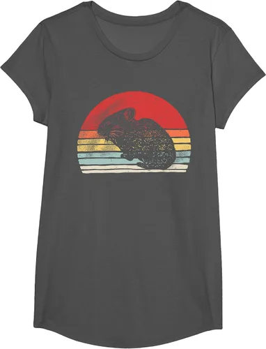 Vista 11 de Camiseta Pika Retro Vintage Asphalt Grey