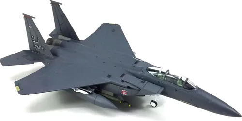 Vista 3 de TECKEEN Escala 1/100 F-15E Strike Eagle Model Plane Diecast para colección