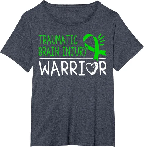 Vista 67 de Camiseta de lesión intracraneal - Camiseta de conciencia TBI, Negro, S