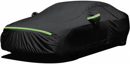 Vista 15 de Favoto Funda Impermeable para Automóvil para Todo Clima para Automóviles, 6 Capas de Servicio Pesado para Exteriores Protección contra Lluvia Polvo