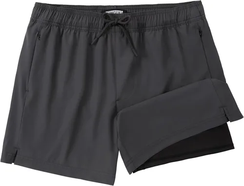 Vista 19 de Mens Swim Trunks with Compression Liner 5 Inch Inseam Swimming Trunks Shorts for Men