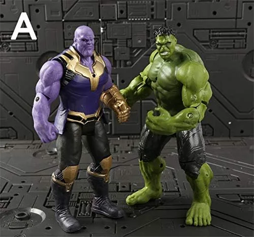 Vista 3 de Juego de 6 figuras de acción Heroes Thanos