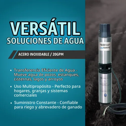 Vista 3 de Franklin Electric, bomba con filtro serie High Head 558223 modelo WE20 g05P4-21, 115V, azul.