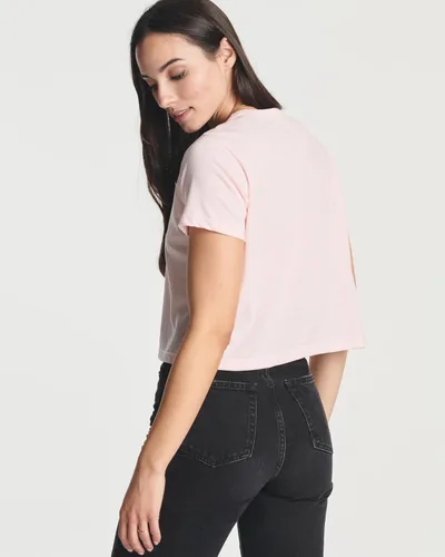 Vista 3 de Real Essentials Cultivo SS de algodón para mujer (disponible en tallas grandes)