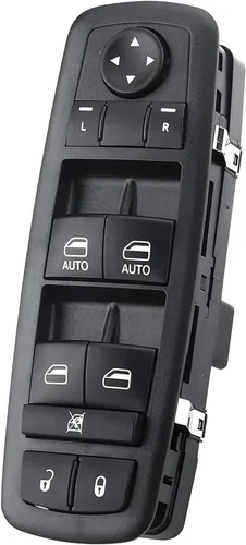 Vista 2 de Interruptor de ventana de control maestro de potencia del lado del conductor delantero compatible con Dodge Ram 1500 2500 3500 OE 2009-2012