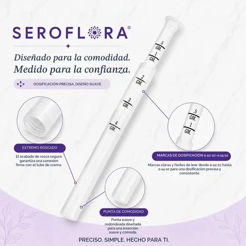 Vista 3 de Aplicadores de crema vaginal desechables, paquete de 120, punta suave