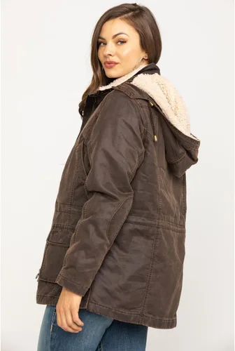 Vista 3 de Outback Trading Women's 2864 Woodbury Vintage Canyonland Outdoor Casual Water Resistant Jacket with Removable Hood
