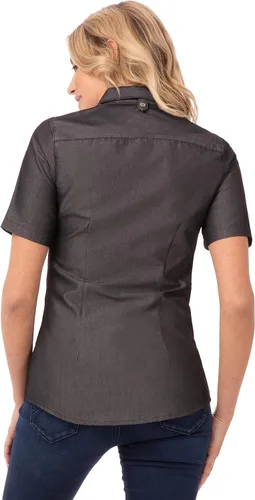 Vista 4 de Chef Works Camisa vaquera Detroit para mujer