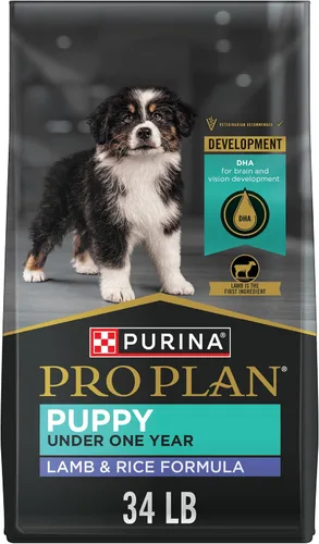 Vista 13 de Purina Pro Plan Alimento seco para cachorros con alto contenido de proteínas, fórmula de pollo y arroz, bolsa de 18 libras