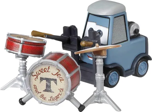 Vista 5 de Disney Cars Toys Pam Wheeldarrow, vehículo de personaje favorito de los fanáticos a escala 1:55 para carreras y contar historias, regalo para niños