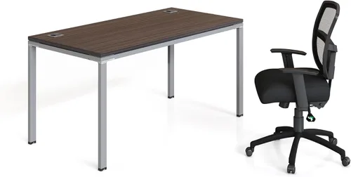 Vista 3 de Boss Office Products Simple System Single Desk, 71" x 30", Driftwood