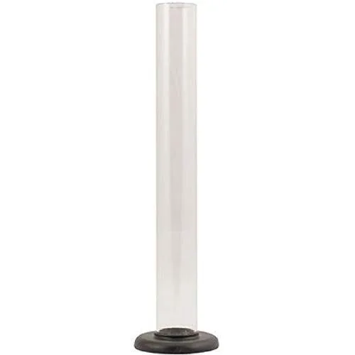 Vista 2 de Fermtech 10" Hidrómetro Test Jar para Cerveza o Vino Muestreo, Plástico para Ubrewusa
