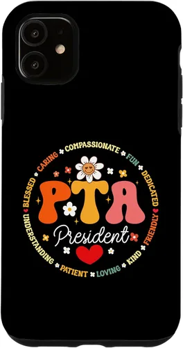 Vista 5 de iPhone 15 Parents Teacher Association Team Supporter PTA President Case
