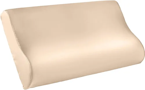 Vista 18 de THXSILK 19 Momme 1 funda de almohada de seda de morera 100% natural para contorno cervical, funda de almohada de látex cervical lavable