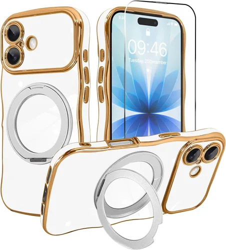 Vista 49 de tharlet for iPhone 17 Case Black with 360° Spin Magnetic Stand