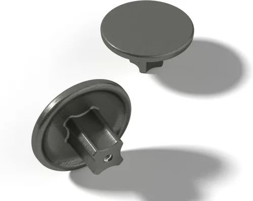 Vista 10 de Paquete de 10 tiradores de metal sólido para gabinetes de baño y decoración del hogar, manijas de gabinete de cocina de metal inoxidable Paquete