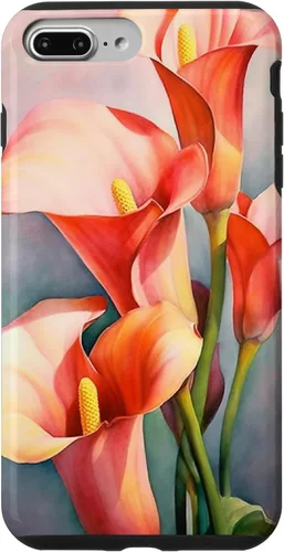 Vista 12 de Calla Lilies Flower Floral Watercolor Case for iPhone 17