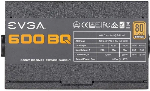 Vista 3 de Fuente de alimentación 700 B1 EVGA 80+ Bronce, 700 W 100-B1-0700-K1