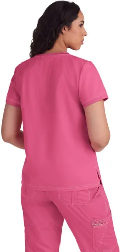 Vista 2 de Delantal Koi, para mujer, modelo NICOLE, super cómodo, estilo pulóver, con ribete de canalé.