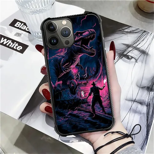 Vista 583 de Funda compatible con iPhone 15, diseño de elefantes africanos, diseño increíble a prueba de golpes, antiarañazos, carcasa trasera de policarbonato