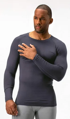 Vista 4 de DEVOPS - Camiseta térmica de compresión de manga larga para hombre 2