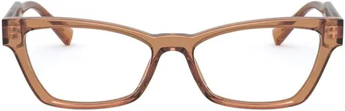 Vista 2 de Versace VE3275-5326 - Marco de anteojos transparente marrón con lente DEMO 2.087in, Marrón
