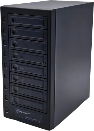 Vista 12 de IO CREST Caja USB tipo C de una sola bahía de 10 Gbps para HDD SATA de 2.5" y 3.5